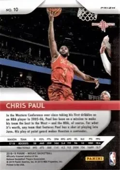 Back of Chris Paul