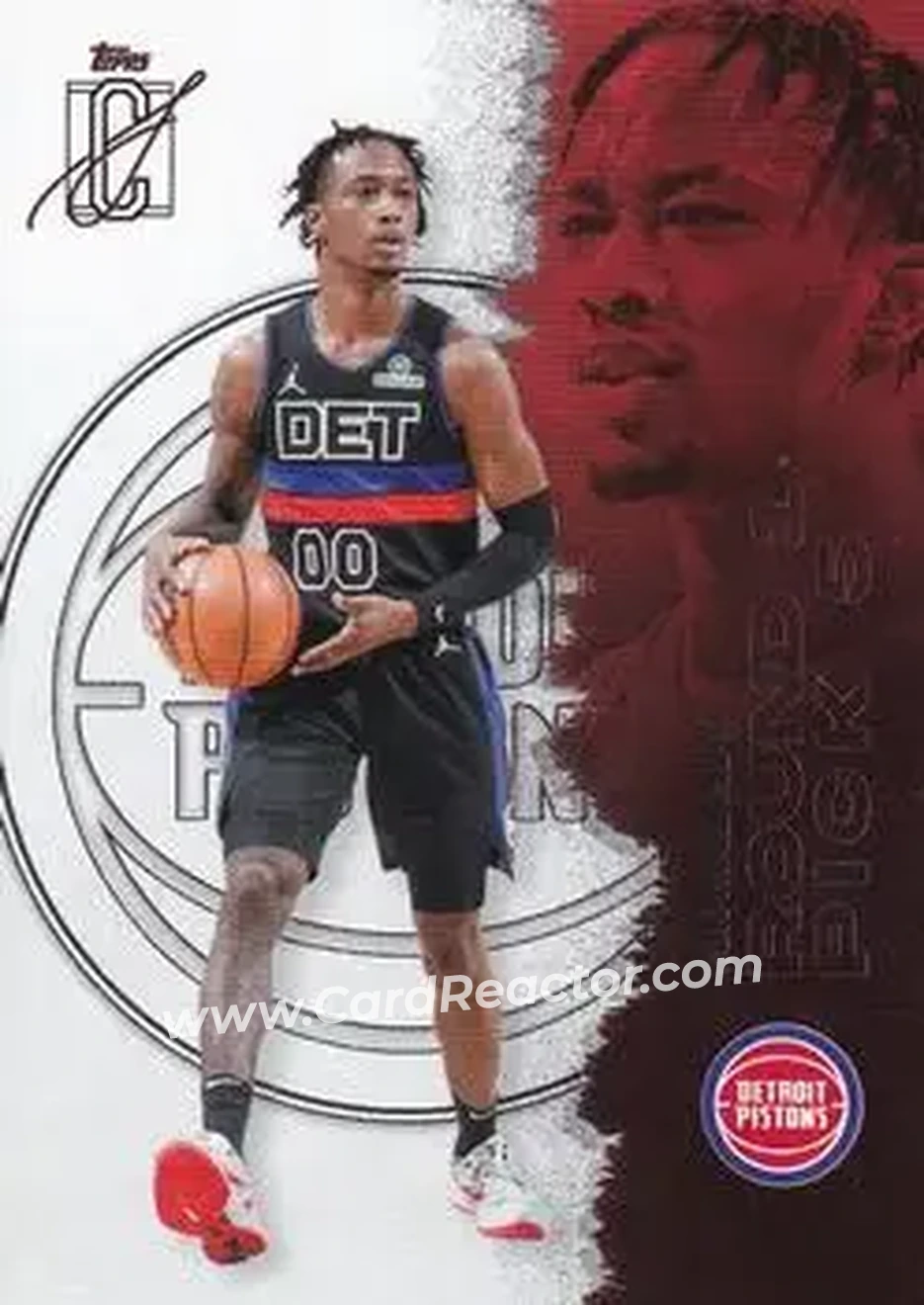 2025-26 Topps Signature Class #21 - Ron Holland II - Detroit Pistons - Front