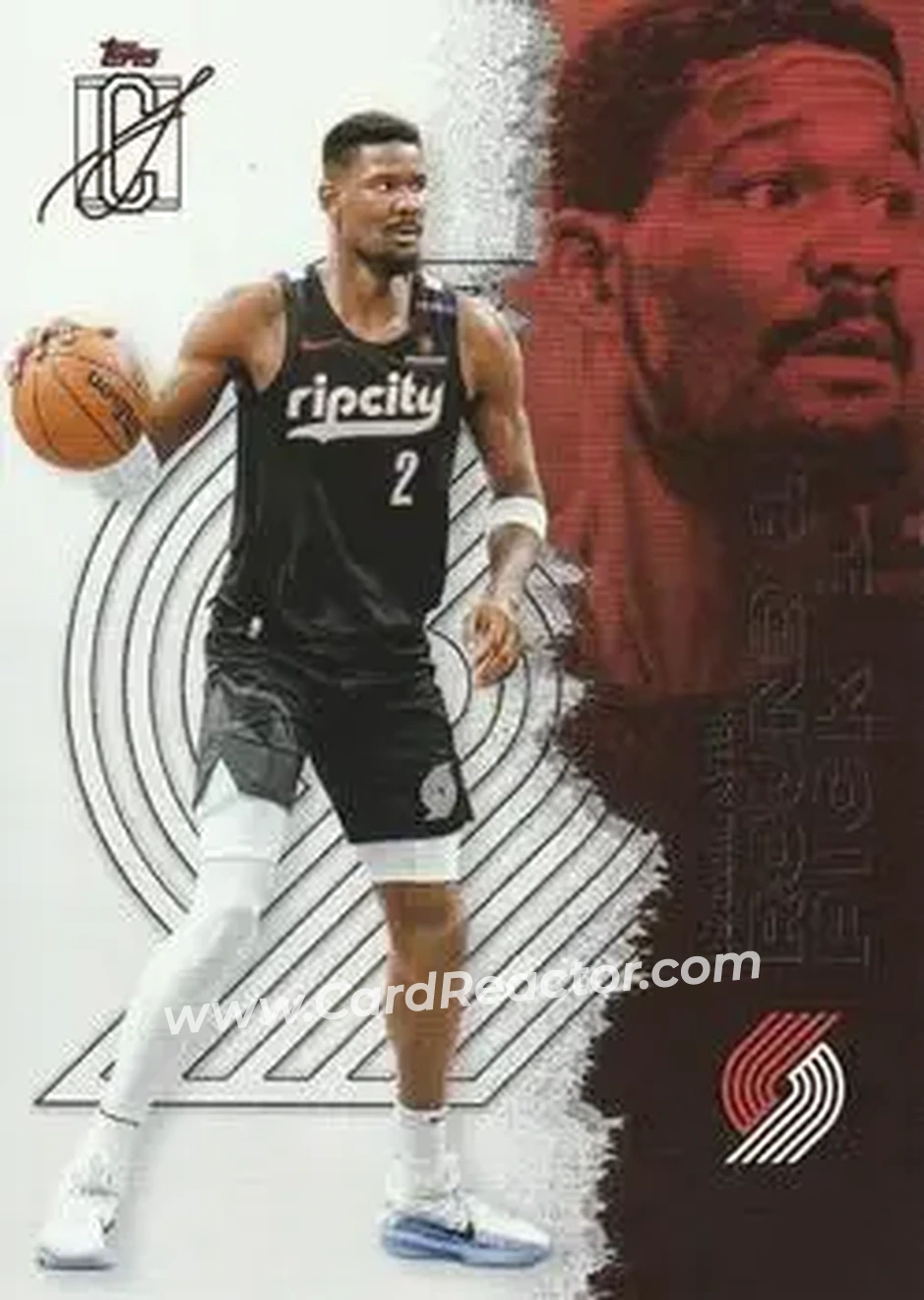 2025-26 Topps Signature Class #22 - Deandre Ayton - Portland Trail Blazers - Front 2025-26 Topps Signature Class #22 - Deandre Ayton - Portland Trail Blazers - Front