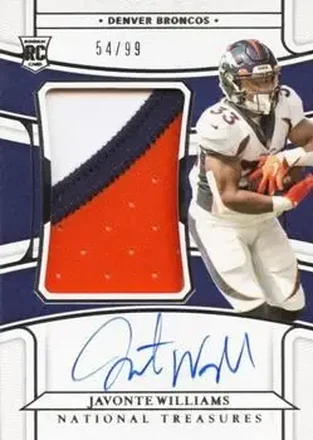 2021 Panini National Treasures #170 - Javonte Williams - Denver Broncos