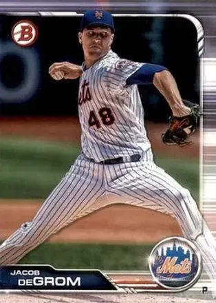 2019 Bowman #100 - Jacob deGrom - New York Mets