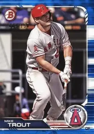 2019 Bowman - Blue #1 - Mike Trout - Los Angeles Angels
