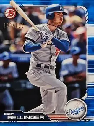 2019 Bowman - Blue #2 - Cody Bellinger - Los Angeles Dodgers