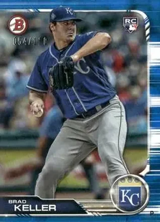 2019 Bowman - Blue #6 - Brad Keller - Kansas City Royals