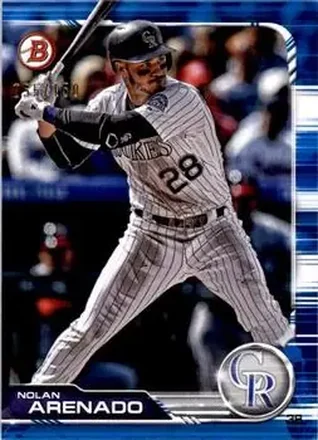 2019 Bowman - Blue #22 - Nolan Arenado - Colorado Rockies