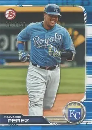 2019 Bowman - Blue #23 - Salvador Perez - Kansas City Royals