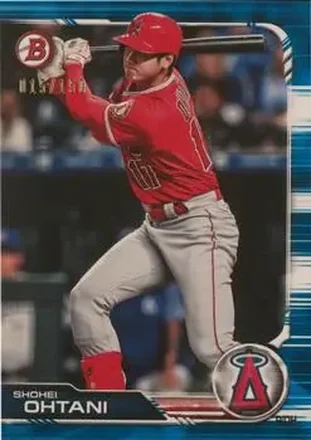 2019 Bowman - Blue #34 - Shohei Ohtani - Los Angeles Angels