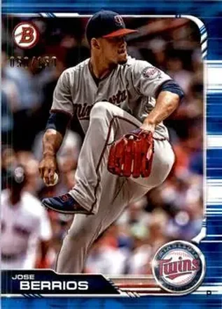 2019 Bowman - Blue #37 - José Berríos - Minnesota Twins