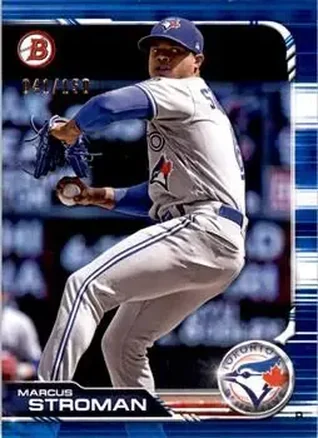 2019 Bowman - Blue #40 - Marcus Stroman - Toronto Blue Jays