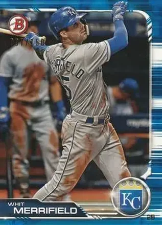 2019 Bowman - Blue #45 - Whit Merrifield - Kansas City Royals
