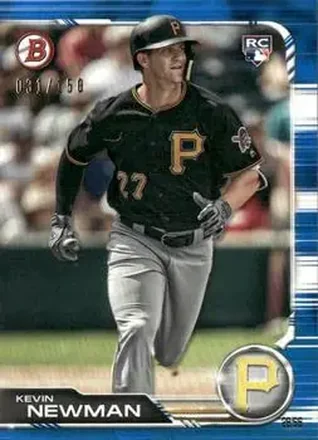 2019 Bowman - Blue #54 - Kevin Newman - Pittsburgh Pirates