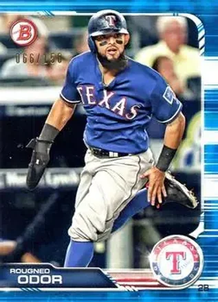 2019 Bowman - Blue #77 - Rougned Odor - Texas Rangers