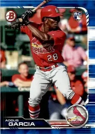 2019 Bowman - Blue #84 - Adolis García - St. Louis Cardinals