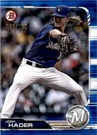 2019 Bowman - Blue #97 - Josh Hader - Milwaukee Brewers