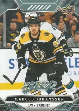 2019-20 Upper Deck MVP #8 - Marcus Johansson - Boston Bruins