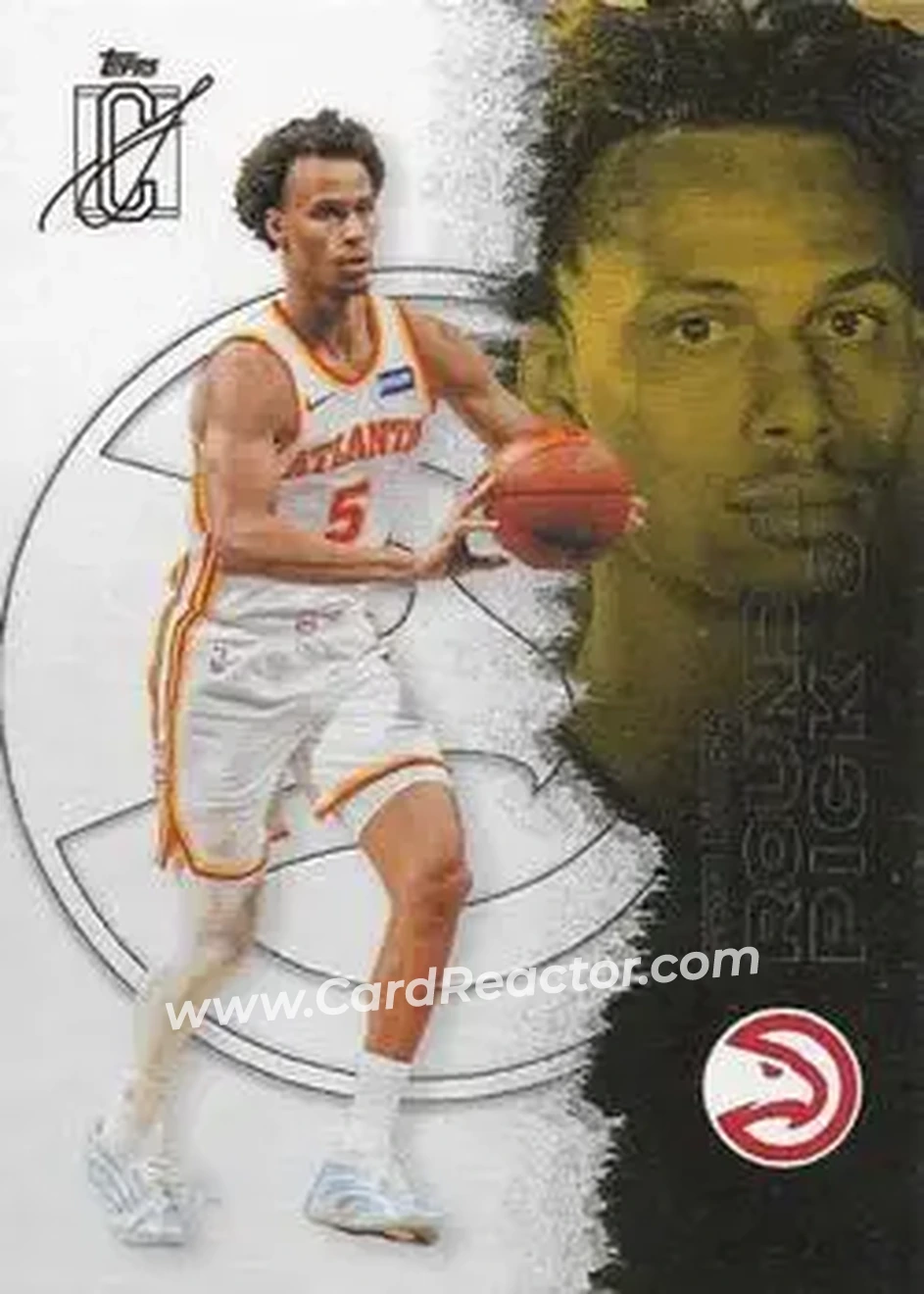 2025-26 Topps Signature Class #26 - Dyson Daniels - Atlanta Hawks - Front