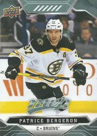 2019-20 Upper Deck MVP #19 - Patrice Bergeron - Boston Bruins
