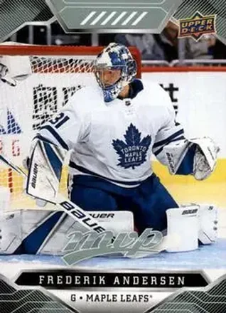 2019-20 Upper Deck MVP #27 - Frederik Andersen - Toronto Maple Leafs