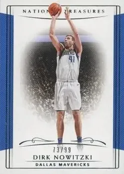 2018-19 Panini National Treasures #4 Dirk Nowitzki