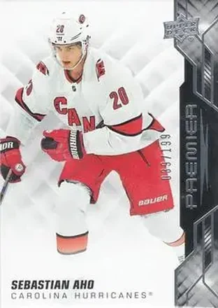 2019-20 Upper Deck Premier #47 - Sebastian Aho - Carolina Hurricanes