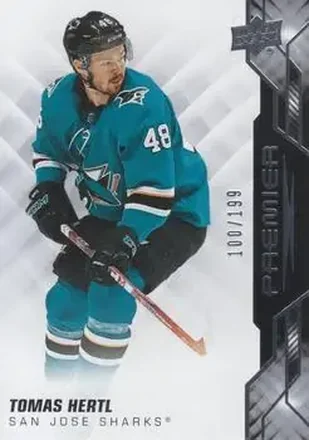 2019-20 Upper Deck Premier #48 - Tomas Hertl - San Jose Sharks