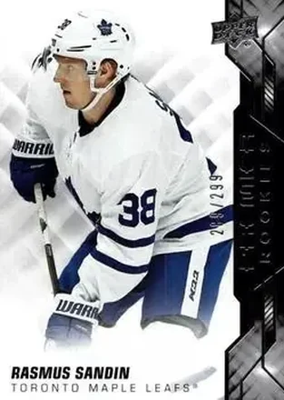 2019-20 Upper Deck Premier #63 - Rasmus Sandin - Toronto Maple Leafs