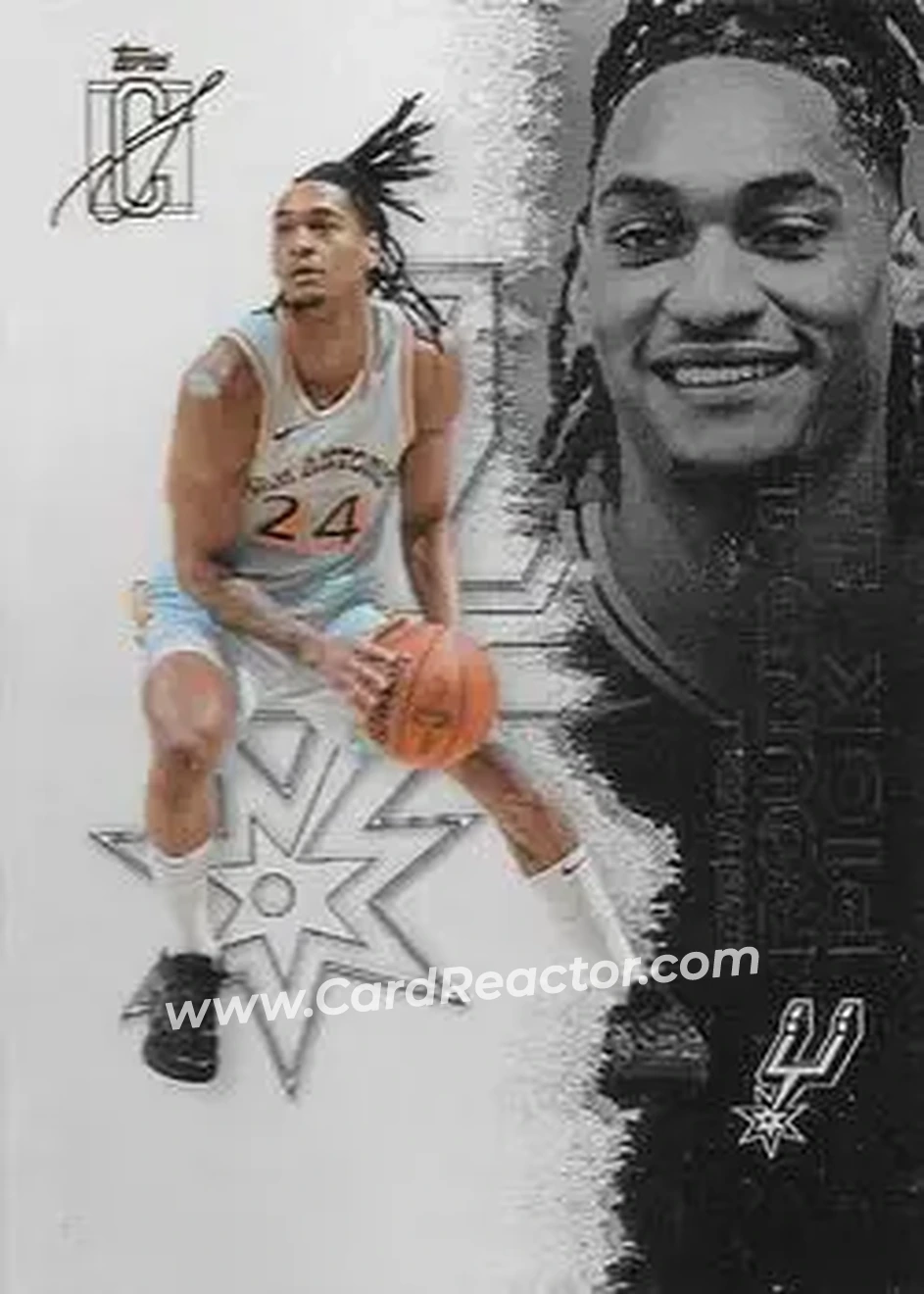 2025-26 Topps Signature Class #34 - Devin Vassell - San Antonio Spurs - Front