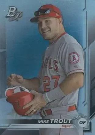 2019 Bowman Platinum #1b - Mike Trout - Los Angeles Angels
