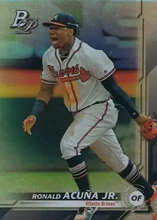 2019 Bowman Platinum #18b - Ronald Acuña Jr. - Atlanta Braves