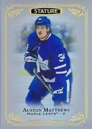 2019-20 Upper Deck Stature #1 - Auston Matthews - Toronto Maple Leafs