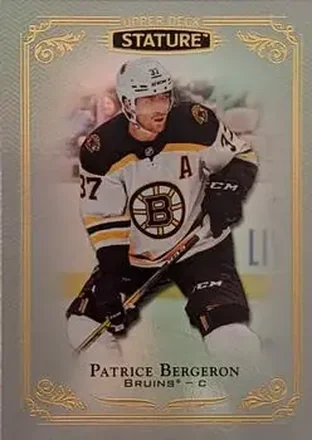 2019-20 Upper Deck Stature #20 - Patrice Bergeron - Boston Bruins