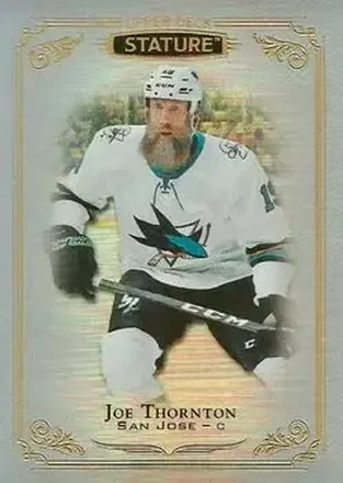 2019-20 Upper Deck Stature #38 - Joe Thornton - San Jose Sharks