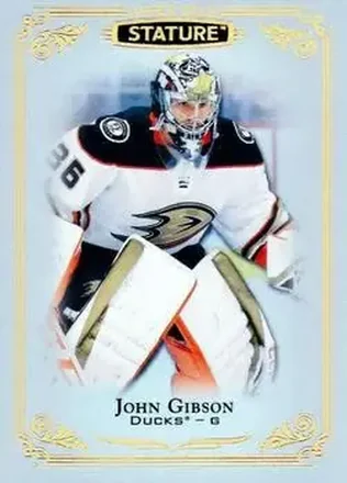 2019-20 Upper Deck Stature #43 - John Gibson - Anaheim Ducks
