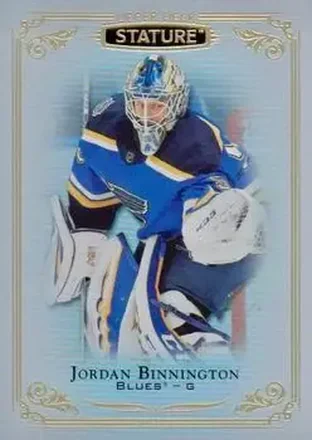 2019-20 Upper Deck Stature #63 - Jordan Binnington - St. Louis Blues