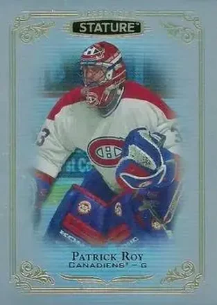 2019-20 Upper Deck Stature #76 - Patrick Roy - Montreal Canadiens