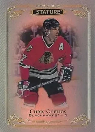 2019-20 Upper Deck Stature #95 - Chris Chelios - Chicago Blackhawks