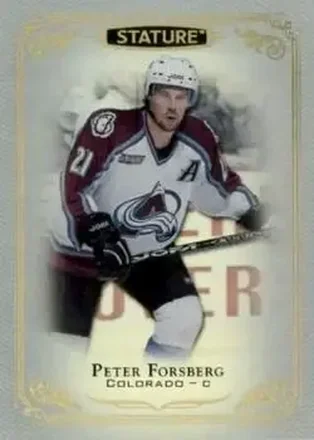 2019-20 Upper Deck Stature #98 - Peter Forsberg - Colorado Avalanche