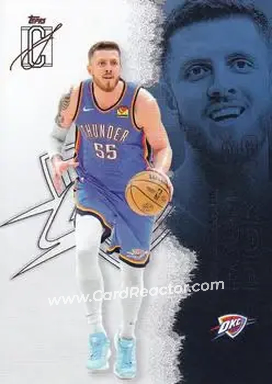 2025-26 Topps Signature Class #41 - Isaiah Hartenstein - Oklahoma City Thunder - Front 2025-26 Topps Signature Class #41 - Isaiah Hartenstein - Oklahoma City Thunder - Front