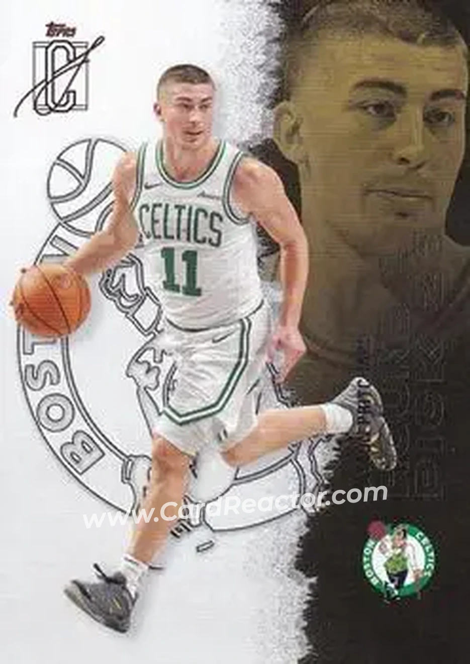 2025-26 Topps Signature Class #42 - Payton Pritchard - Boston Celtics - Front