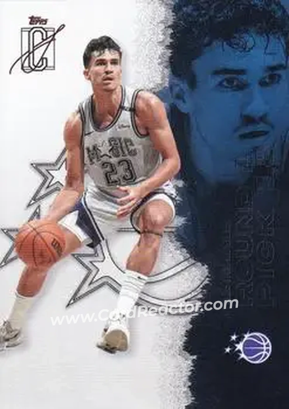 2025-26 Topps Signature Class #43 - Tristan Da Silva - Orlando Magic - Front 2025-26 Topps Signature Class #43 - Tristan Da Silva - Orlando Magic - Front
