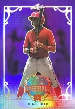 2019 Leaf Best of Baseball - Purple Metal #BB-06 - Juan Soto