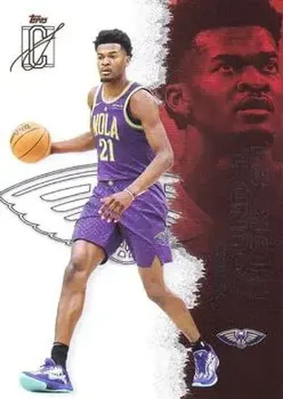 2025-26 Topps Signature Class #44 - Yves Missi - New Orleans Pelicans 2025-26 Topps Signature Class #44 - Yves Missi - New Orleans Pelicans