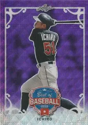 2019 Leaf Best of Baseball - Purple Wave #BB-04 - Ichiro