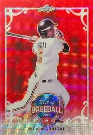 2019 Leaf Best of Baseball - Red Wave #BB-09 - Nick Madrigal