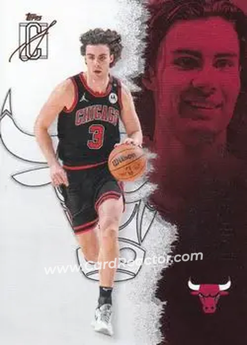 2025-26 Topps Signature Class #45 - Josh Giddey - Chicago Bulls - Front