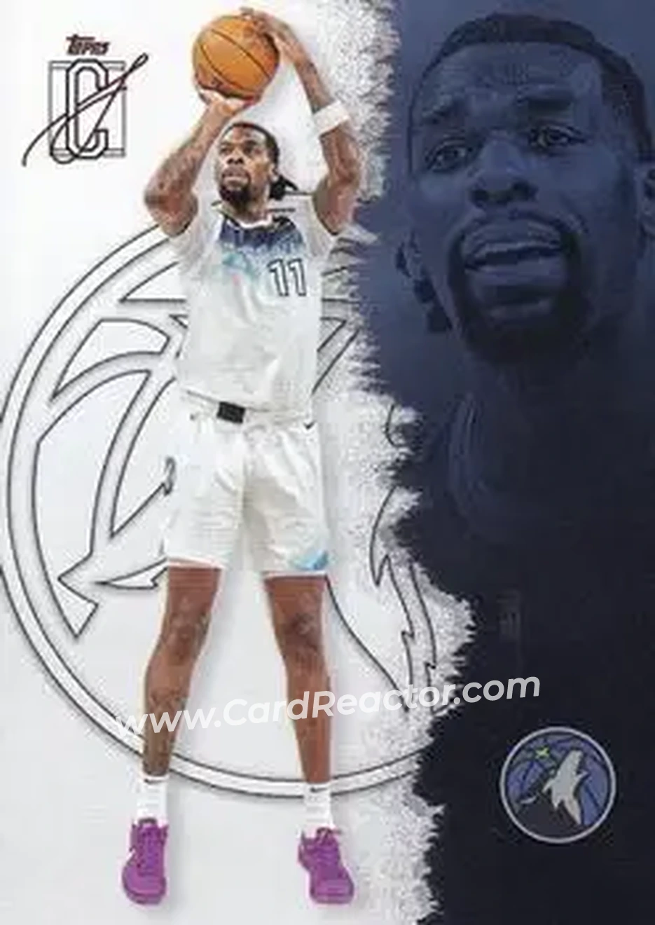 2025-26 Topps Signature Class #46 - Naz Reid - Minnesota Timberwolves - Front