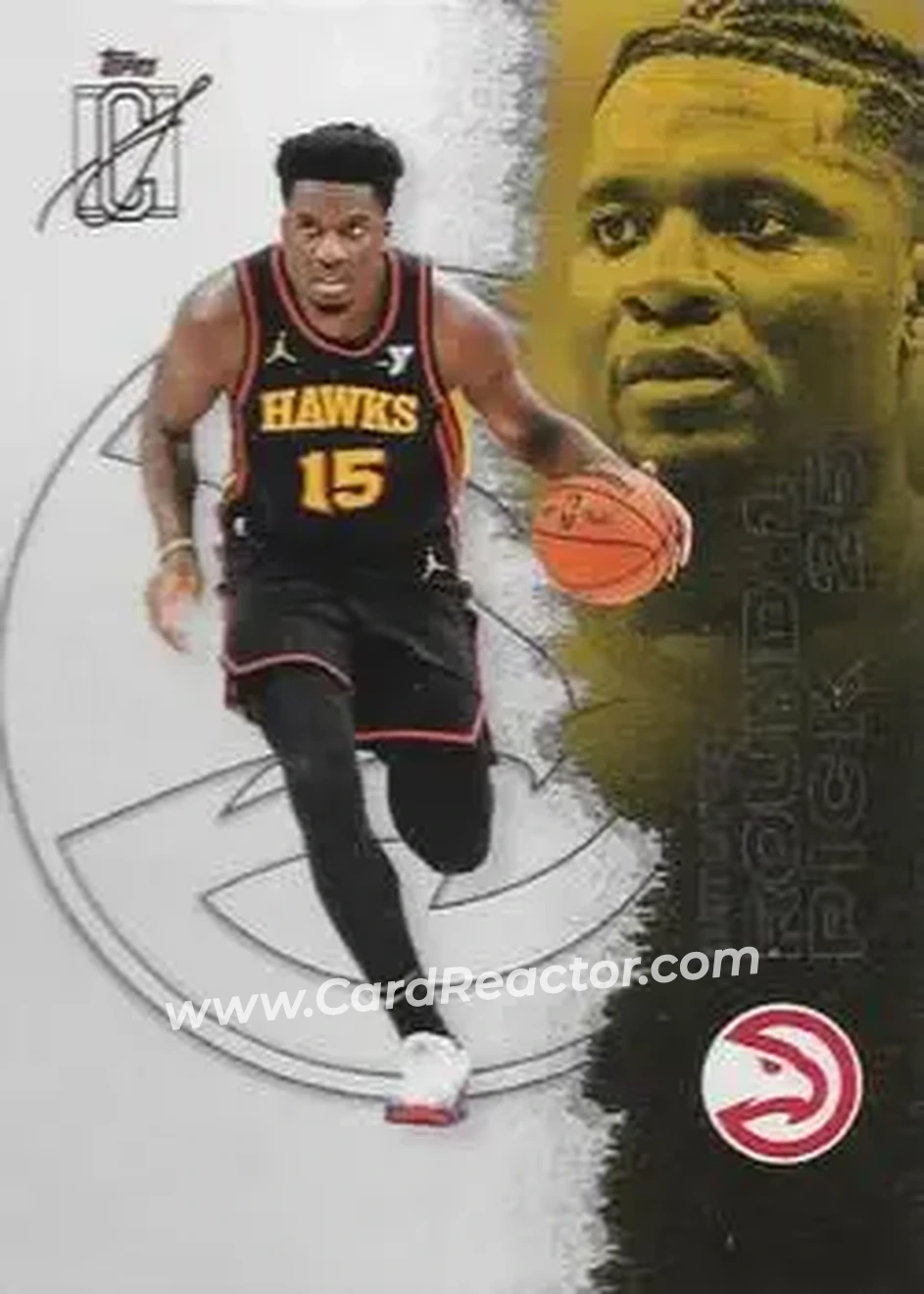 2025-26 Topps Signature Class #48 - Clint Capela - Atlanta Hawks - Front 2025-26 Topps Signature Class #48 - Clint Capela - Atlanta Hawks - Front