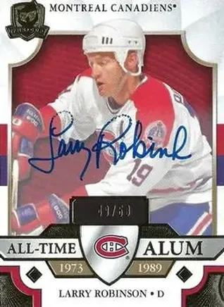 2019-20 Upper Deck The Cup - All-Time Alumni Gold #ATA-LR - Larry Robinson - Montreal Canadiens