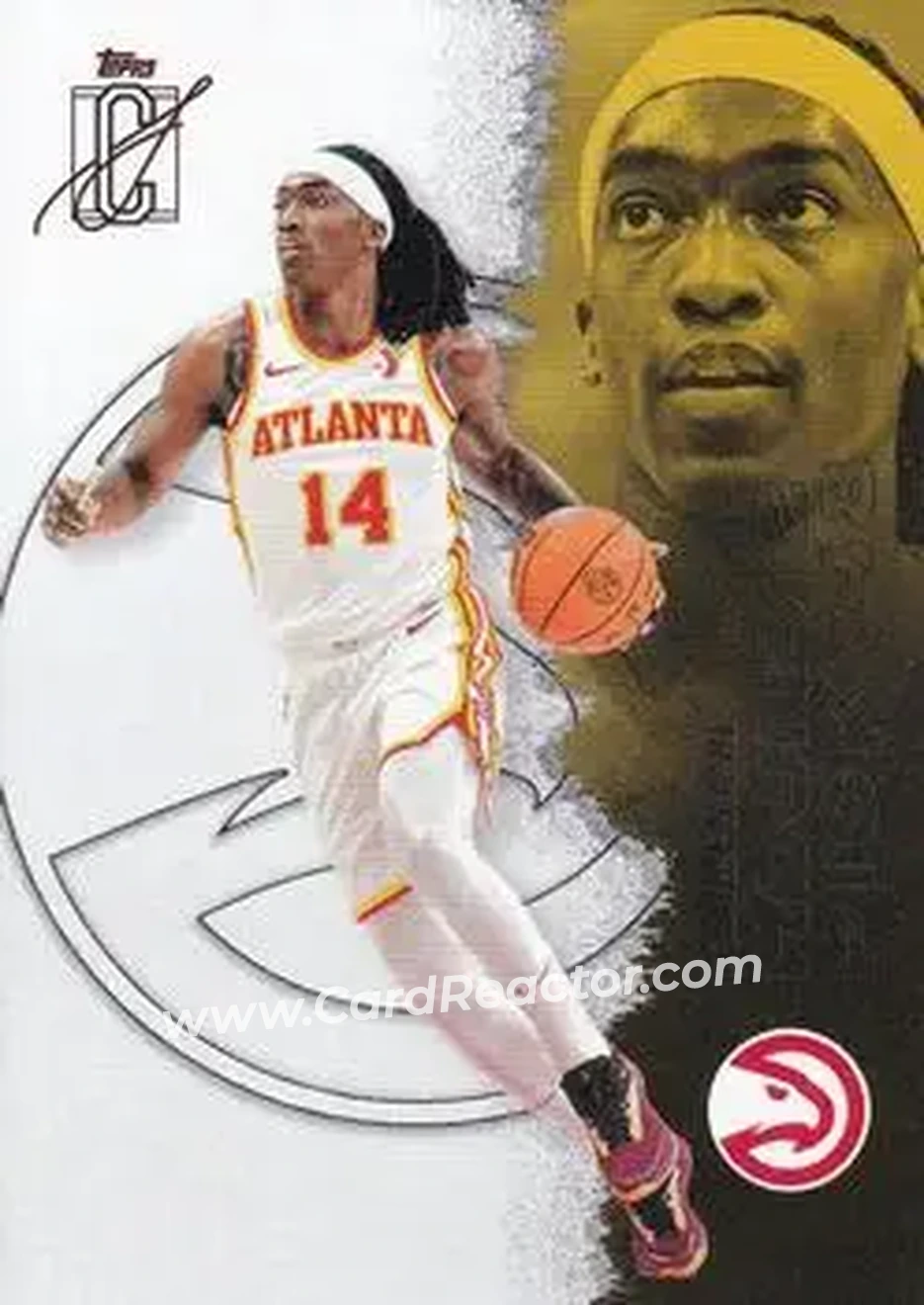2025-26 Topps Signature Class #49 - Terance Mann - Atlanta Hawks - Front