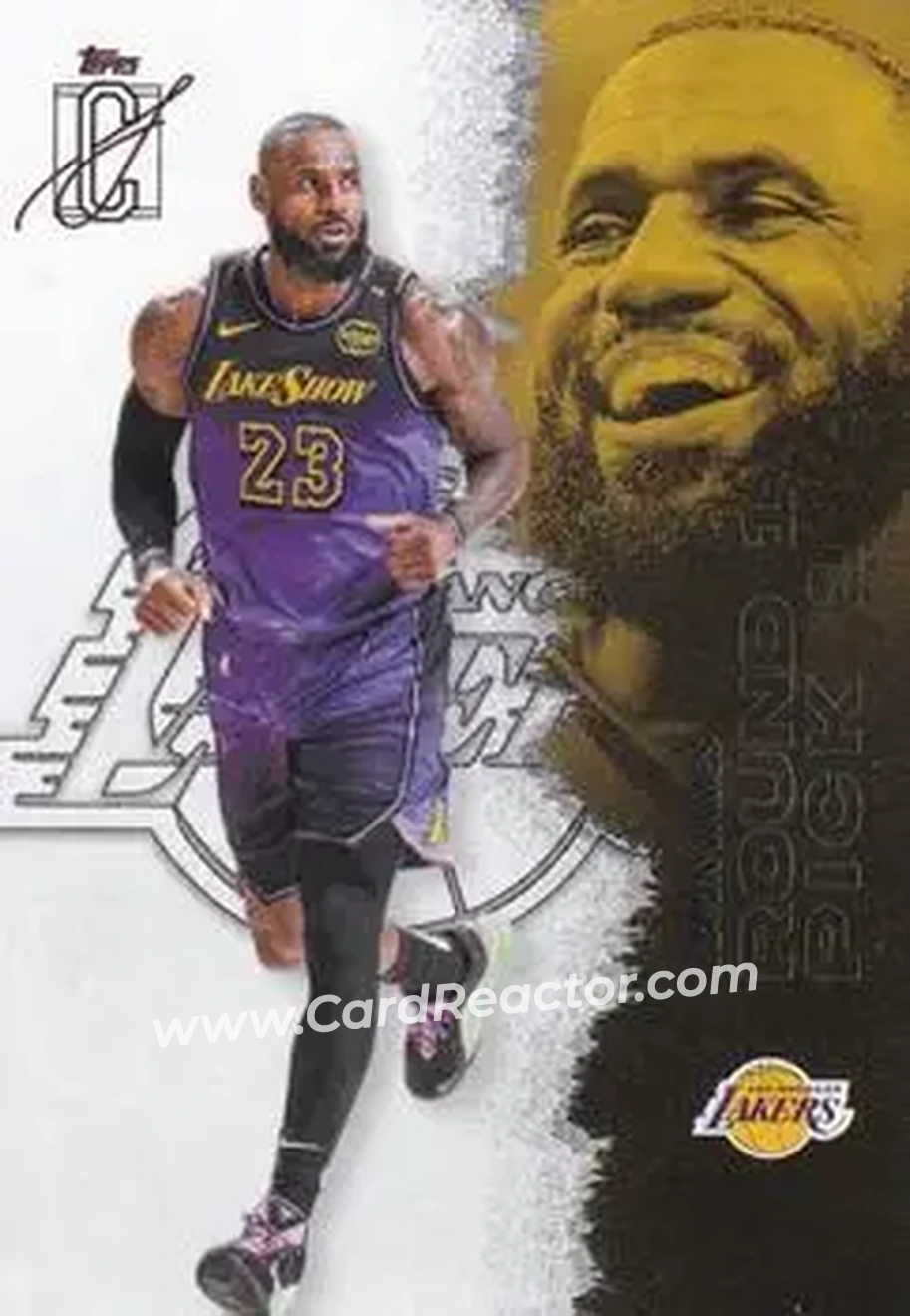 2025-26 Topps Signature Class #51 - LeBron James - Los Angeles Lakers - Front